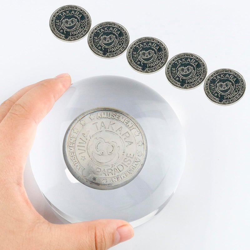 Dandelion 6X Dome Magnifying Glass Acryliy Paperweight Magnifier-3.8 Inch(95mm) - Image 5